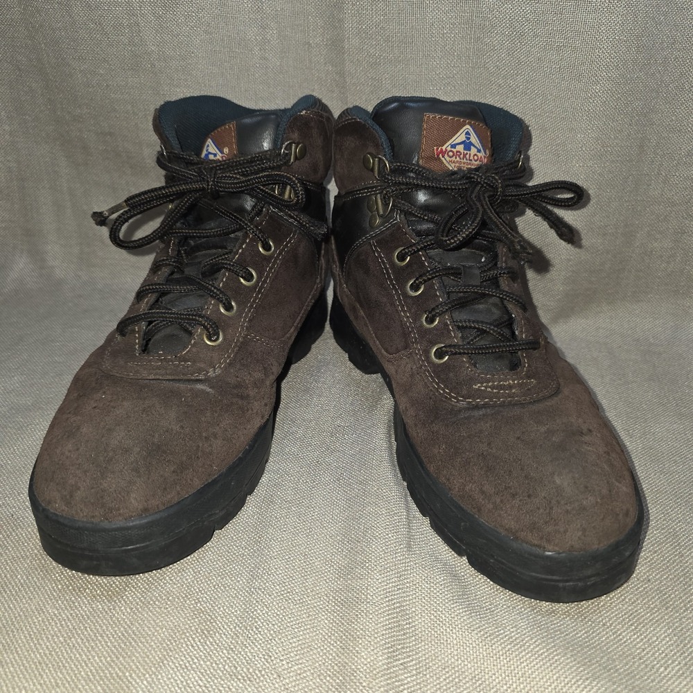 Workload Leather Oil Resistant Work Boots Steel Toe Mens Size 8.5
